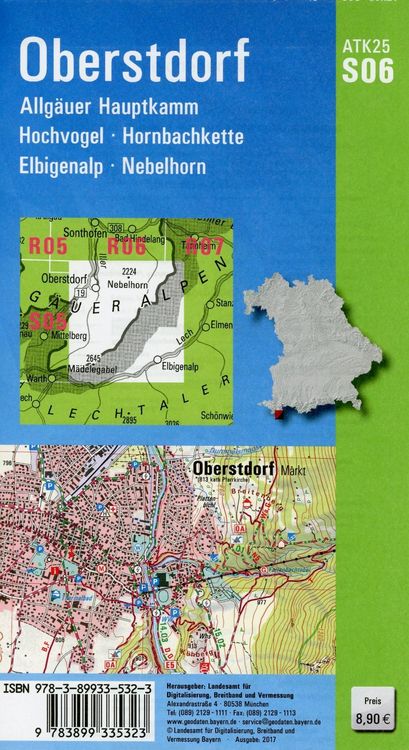 Produktbild: Oberstdorf 1:25 000