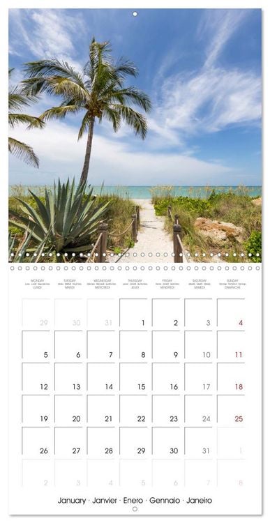 Produktbild: SEA BREEZE Relaxing coastal moments (Wall Calendar 2026 12 &times; 12 Inch) CALVENDO 12 Month Wall Calendar