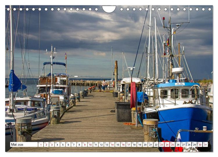 Produktbild: Ostseeinsel Poel - K&uuml;stenimpressionen (Wandkalender 2026 DIN A4 quer), CALVENDO Monatskalender