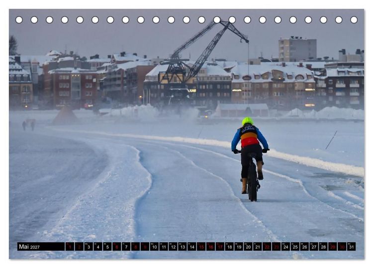 Produktbild: Lulea - Wintertraum in Schwedisch Lappland (Tischkalender 2027 DIN A5 quer), CALVENDO Monatskalender