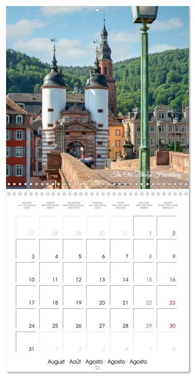 Produktbild: The colorful city of Heidelberg (Wall Calendar 2026 12 &times; 12 Inch) CALVENDO 12 Month Wall Calendar