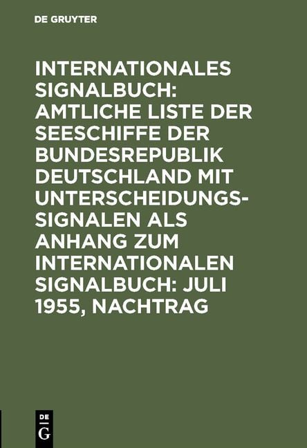 Produktbild: Juli 1955, Nachtrag