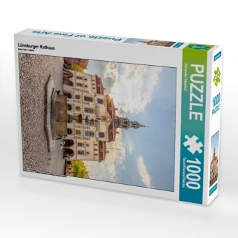 Produktbild: CALVENDO Puzzle L&uuml;neburger Rathaus 1000 Teile Puzzle hoch | 1000 Teile Lege-Gr&ouml;&szlig;e 64 &times; 48 cm Foto-Puzzle f&uuml;r gl&uuml;ckliche Stunden