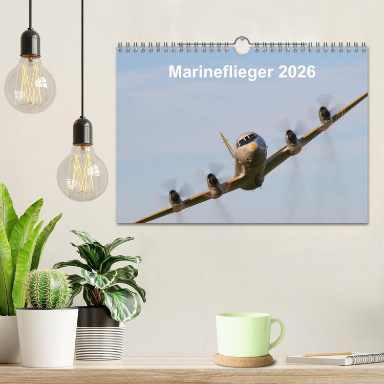 Produktbild: Marineflieger 2026 (Wandkalender 2026 DIN A4 quer), CALVENDO Monatskalender