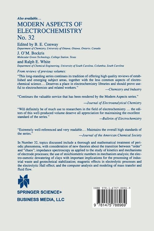 Produktbild: Modern Aspects of Electrochemistry