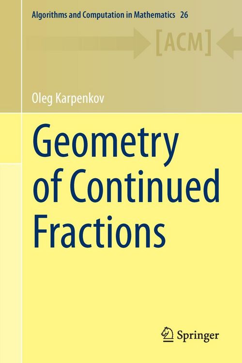 Bild vom Artikel Geometry of Continued Fractions vom Autor Oleg Karpenkov