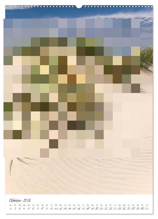 Produktbild: J&uuml;tlands Nordsee (hochwertiger Premium Wandkalender 2026 DIN A2 hoch), Kunstdruck in Hochglanz
