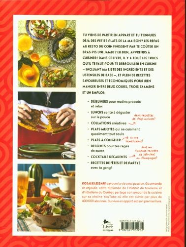 Produktbild: Survivre en appart : recettes faciles pour d&eacute;butants