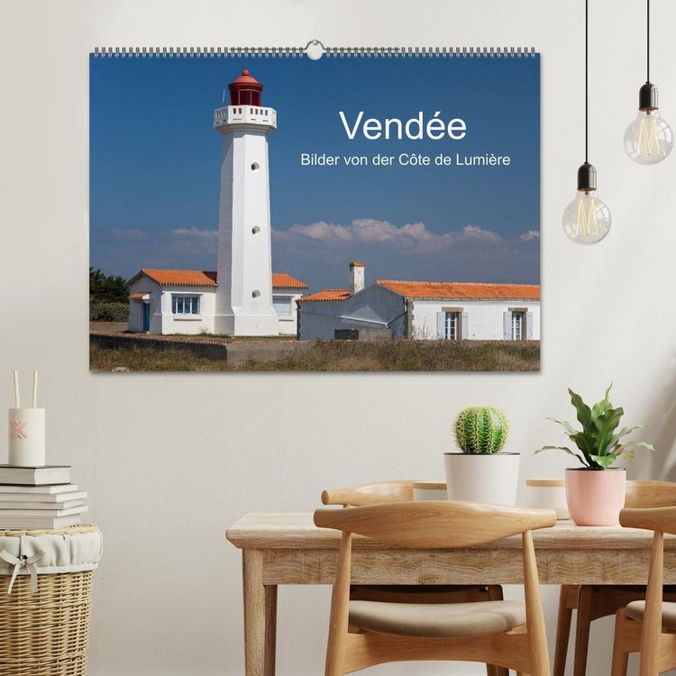 Produktbild: Vend&eacute;e - Bilder von der C&ocirc;te de Lumi&egrave;re (Wandkalender 2026 DIN A2 quer), CALVENDO Monatskalender