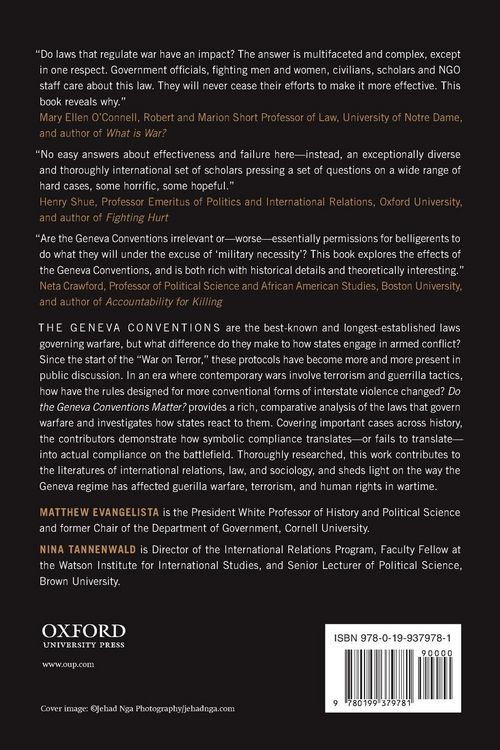 Produktbild: Do the Geneva Conventions Matter?