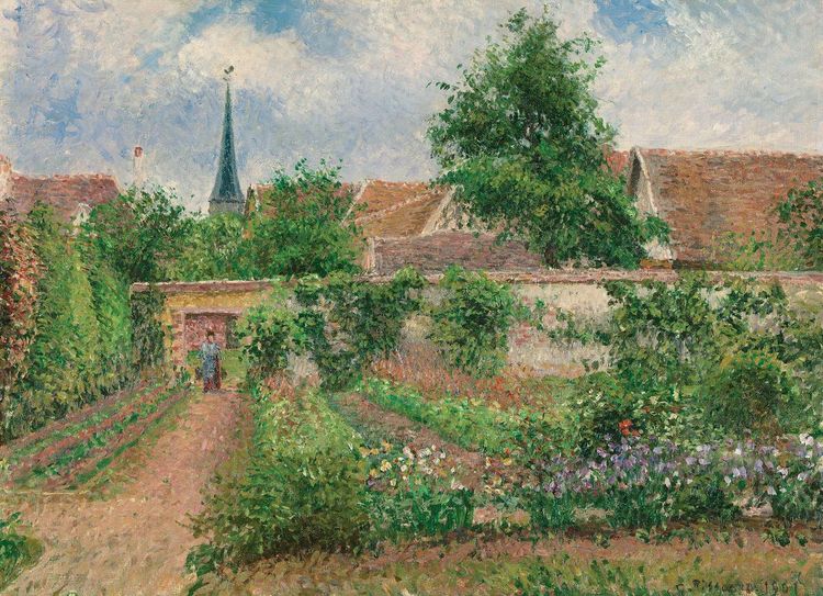 Produktbild: Puzzle 1000 Teile - Pissaro: Vegetable Garden Overcast by Pissaro