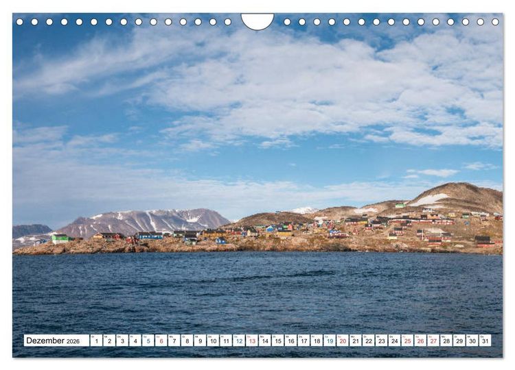 Produktbild: Scoresbysund - Sommer im gr&ouml;&szlig;ten und l&auml;ngsten Fjordsystem der Welt (Wandkalender 2026 DIN A4 quer), CALVENDO Monatskalender
