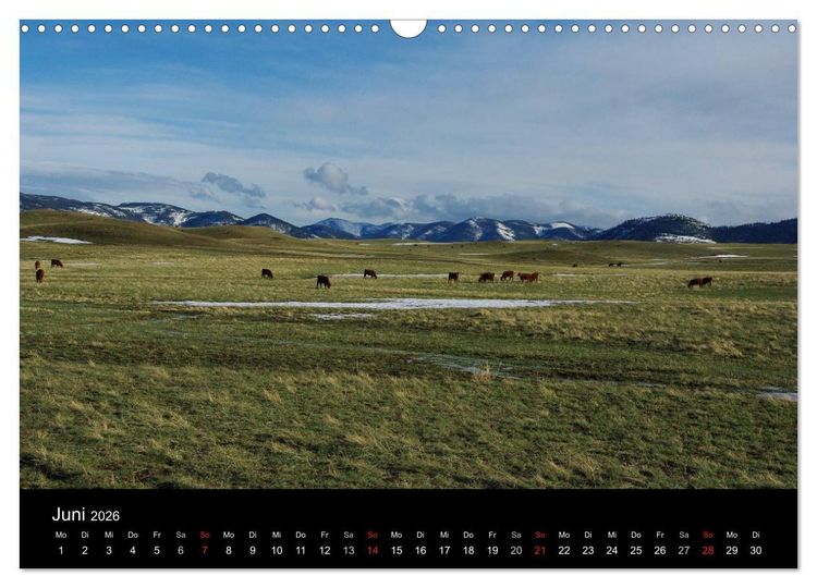 Produktbild: Montana! (Wandkalender 2026 DIN A3 quer), CALVENDO Monatskalender