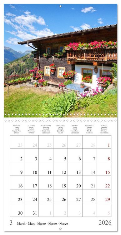 Produktbild: Beautiful old farmhouses (Wall Calendar 2026 12 &times; 12 Inch) CALVENDO 12 Month Wall Calendar
