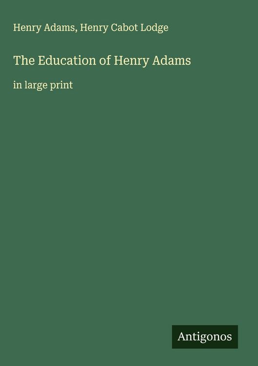 Produktbild: The Education of Henry Adams