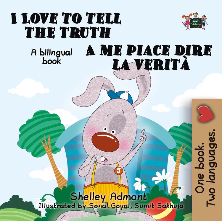 Produktbild: I Love to Tell the Truth A me piace dire la verit&agrave;: English Italian Bilingual Edition (English Italian Bilingual Collection)