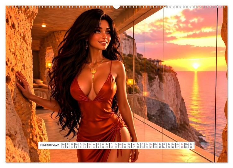 Produktbild: Valentina - Dort schlafen, wovon andere nur tr&auml;umen (Wandkalender 2027 DIN A2 quer), CALVENDO Monatskalender