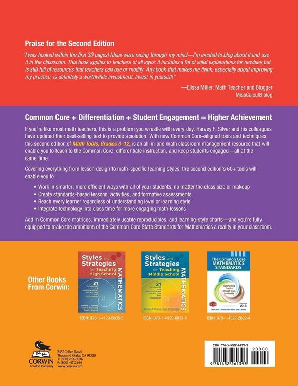 Produktbild: Math Tools, Grades 3-12