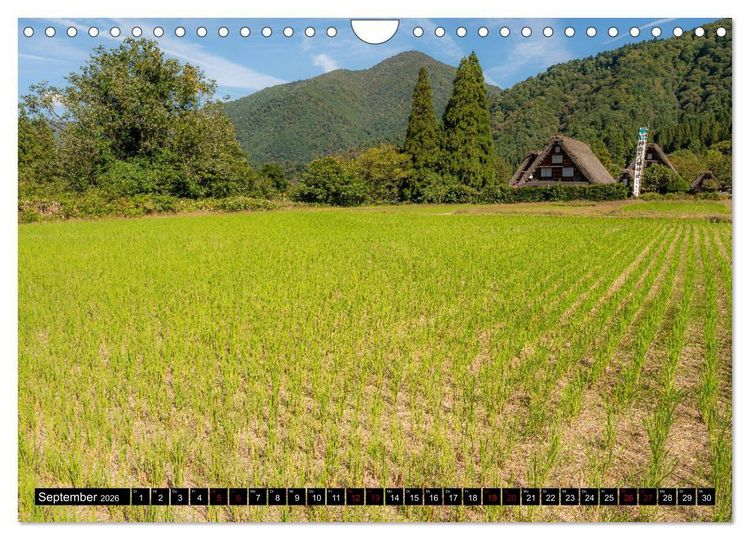Produktbild: Kaleidoskop Japan (Wandkalender 2026 DIN A4 quer), CALVENDO Monatskalender