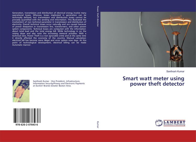Produktbild: Smart watt meter using power theft detector