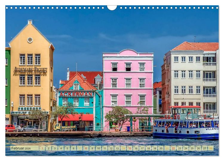 Produktbild: Reise in die Karibik - von den Bahamas bis Aruba (Wandkalender 2026 DIN A3 quer), CALVENDO Monatskalender