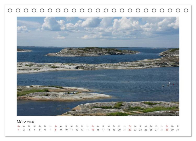 Produktbild: Stockholmer Sch&auml;rengarten (Tischkalender 2026 DIN A5 quer), CALVENDO Monatskalender