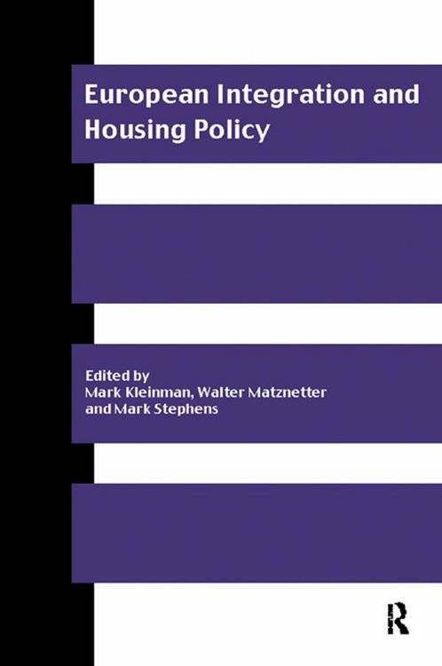 Produktbild: European Integration and Housing Policy
