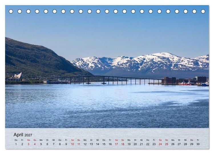 Produktbild: Norwegen Wo die Natur Geschichten erz&auml;hlt (Tischkalender 2027 DIN A5 quer), CALVENDO Monatskalender