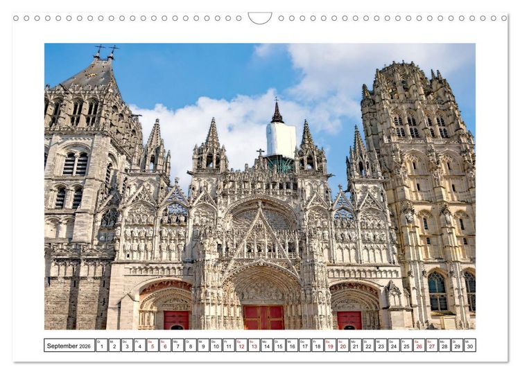 Produktbild: Ein traumhaftes Reiseziel - Normandie und Bretagne (Wandkalender 2026 DIN A3 quer), CALVENDO Monatskalender