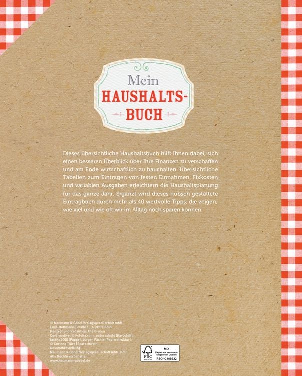 Produktbild: Mein Haushaltsbuch