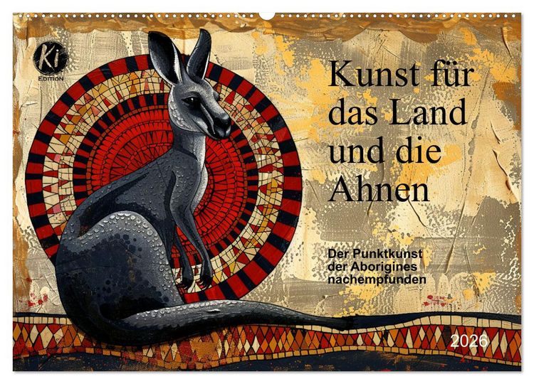 Produktbild: Kunst f&uuml;r das Land und die Ahnen (Wandkalender 2026 DIN A2 quer), CALVENDO Monatskalender