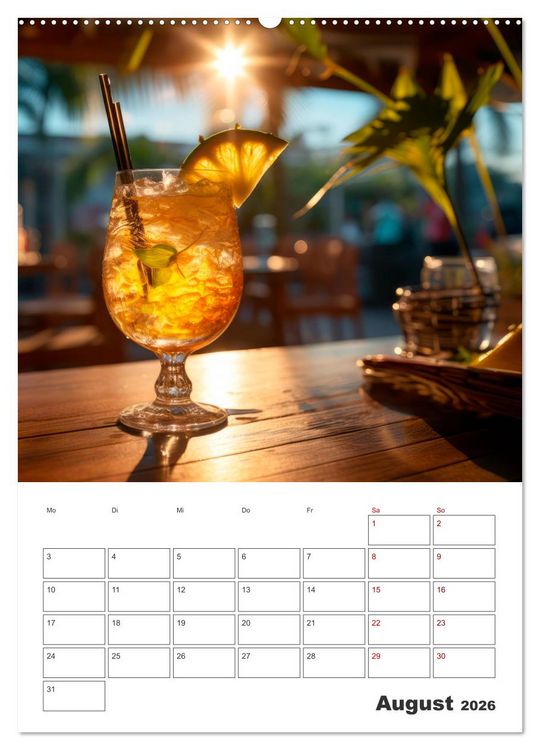 Produktbild: Bar- und Lounge-Atmosph&auml;re (Wandkalender 2026 DIN A2 hoch), CALVENDO Monatskalender