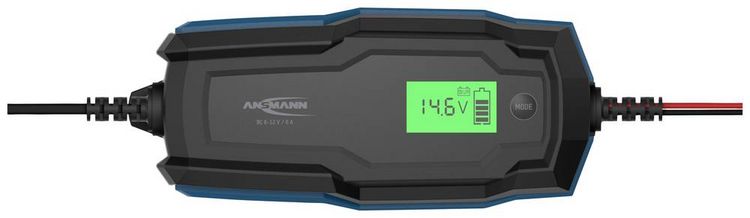 Produktbild: Ansmann BC 6-12V / 6 A 1001-0145 Kfz-Ladeger&auml;t, Werkstattladeger&auml;t, Batterie&uuml;berwachung, Kfz-Batterietester 6 V, 12 V 6 A