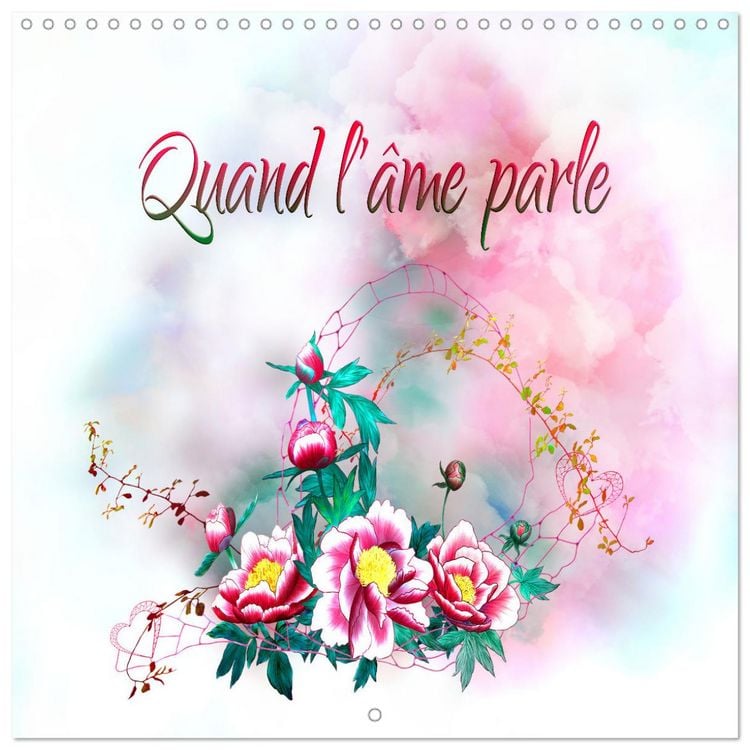 Produktbild: Quand l'&acirc;me parle (Calendrier mural carr&eacute; 2026 30x30 cm) Calendrier double avec une page pour vos prises de notes