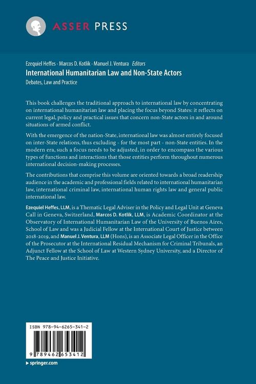 Produktbild: International Humanitarian Law and Non-State Actors
