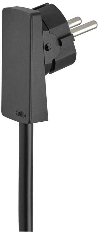 Produktbild: EVOline 1512 0015 1100 Strom Anschlusskabel Schwarz 1.5m