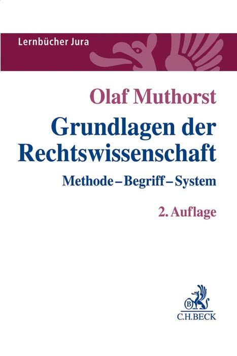 Produktbild: Grundlagen der Rechtswissenschaft