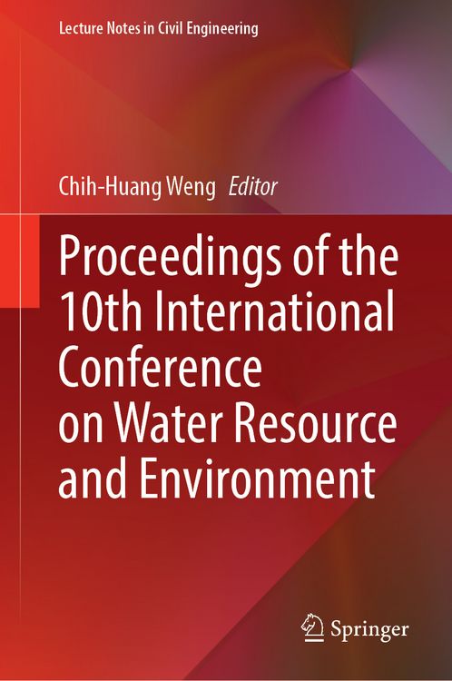 Produktbild: Proceedings of the 10th International Conference on Water Resource and Environment