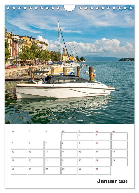 Produktbild: Salo am Gardasee - Reiseplaner (Wandkalender 2026 DIN A4 hoch), CALVENDO Monatskalender