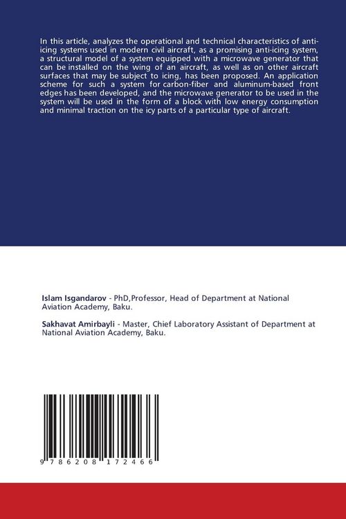 Produktbild: Structual Model and Research Of The Innovative Anti-Icing System