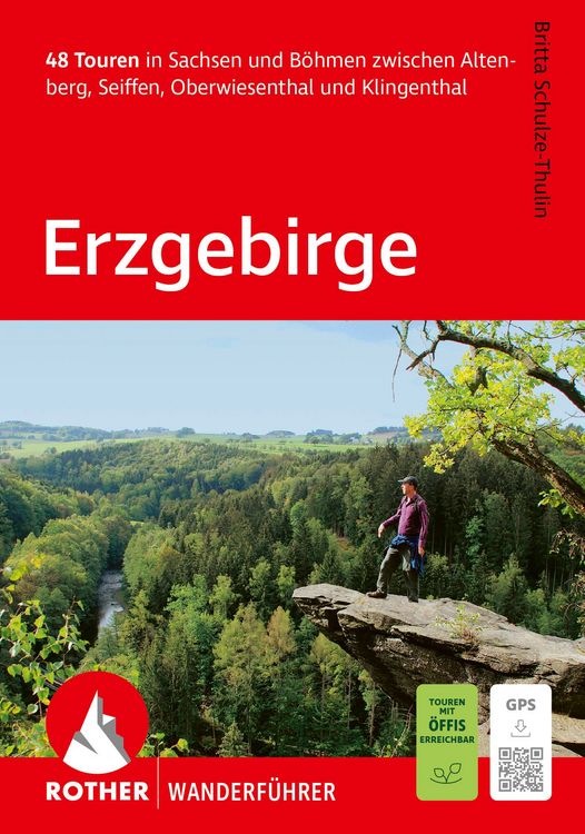 Produktbild: ROTHER Wanderf&uuml;hrer Erzgebirge. 48 Touren in Sachsen und B&ouml;hmen zwischen Altenberg, Seiffen, Oberwiesenthal und Klingenthal