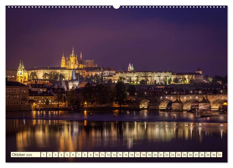 Produktbild: Die sch&ouml;ne Stadt Prag (Wandkalender 2026 DIN A2 quer), CALVENDO Monatskalender
