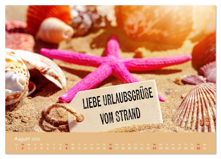 Produktbild: Momente im Jahr, die verbinden - Wunschkalender mit herzlichen Gr&uuml;&szlig;en (Tischkalender 2026 DIN A5 quer), CALVENDO Monatskalender