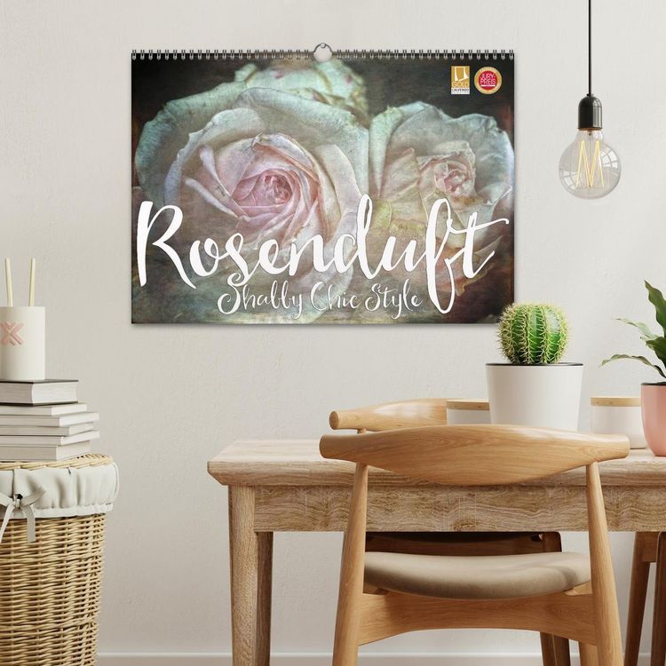 Produktbild: Rosenduft Shabby Chic Style (Wandkalender 2026 DIN A3 quer), CALVENDO Monatskalender