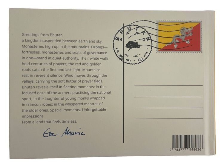 Produktbild: THE MONK AND THE TIGER. Postcards from Bhutan