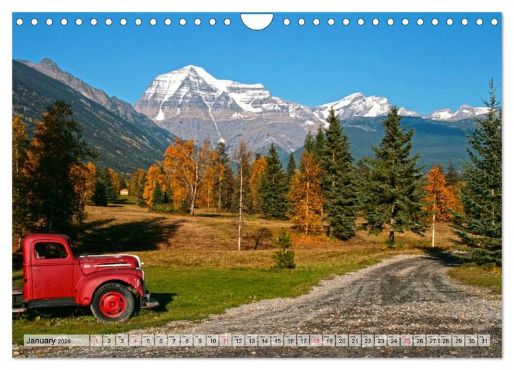 Produktbild: Indian Summer in the Canadian Rockies (Wall Calendar 2026 DIN A4 landscape), CALVENDO 12 Month Wall Calendar