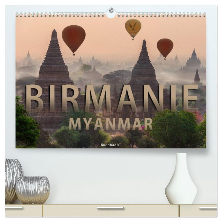 Produktbild: BIRMANIE MYANMAR (Calendrier mural 2026 DIN A2 vertical) calendrier de bureau