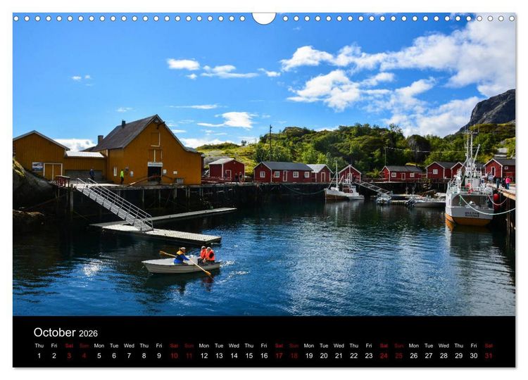 Produktbild: The magical Lofoten Islands (Wall Calendar 2026 DIN A3 landscape), CALVENDO 12 Month Wall Calendar