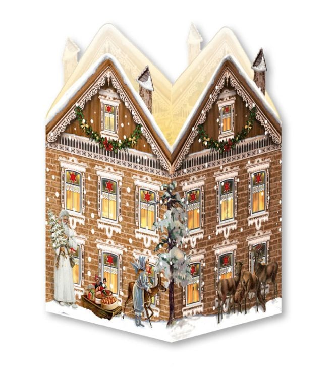 Produktbild: Mini-Adventskalender &ndash; Nostalgische Weihnachtsh&auml;user