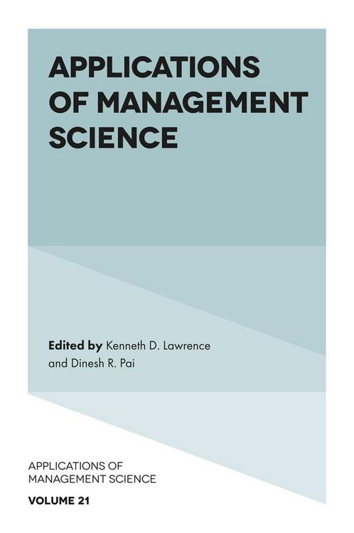 Produktbild: Applications of Management Science